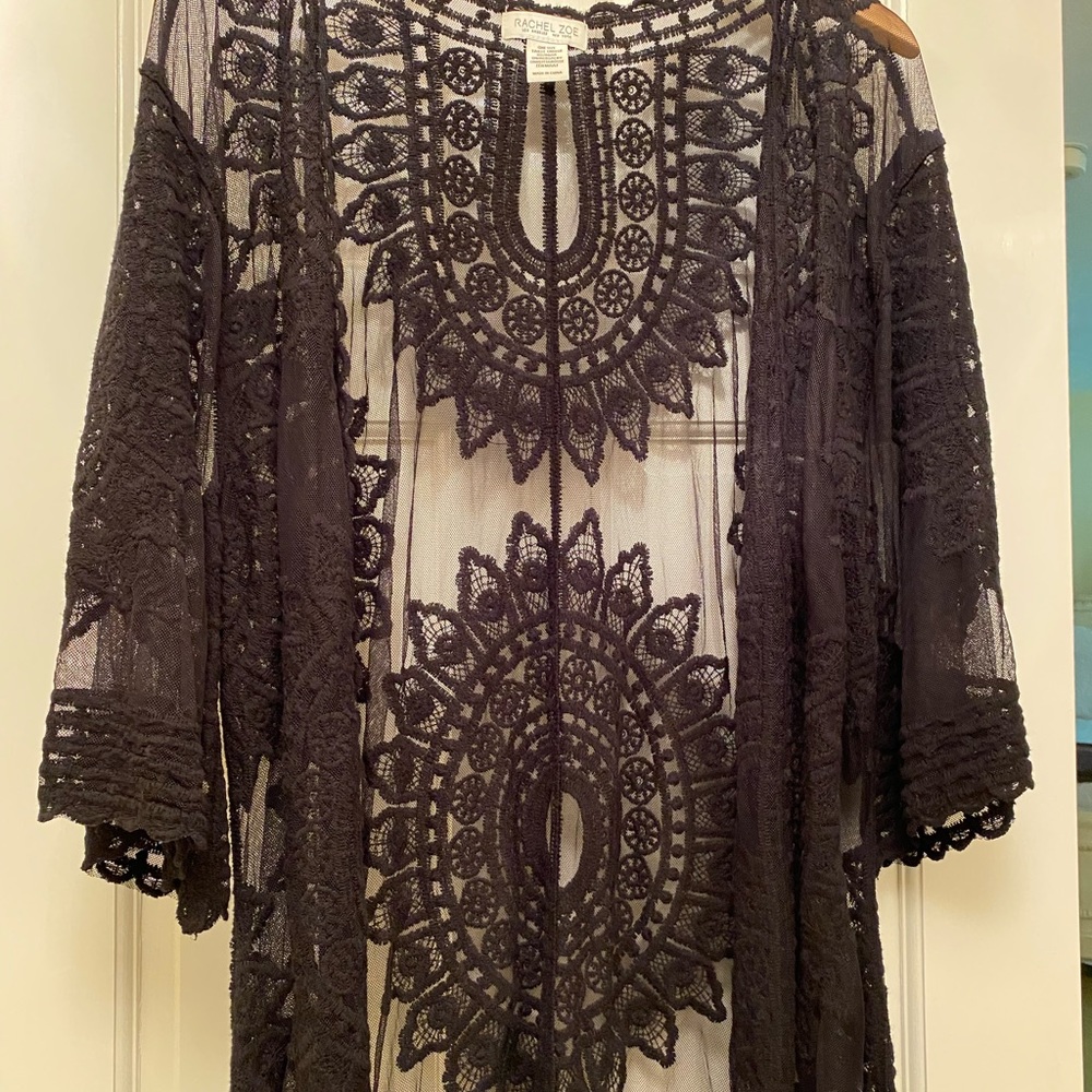 Rachel Zoe lace coverup/robe
